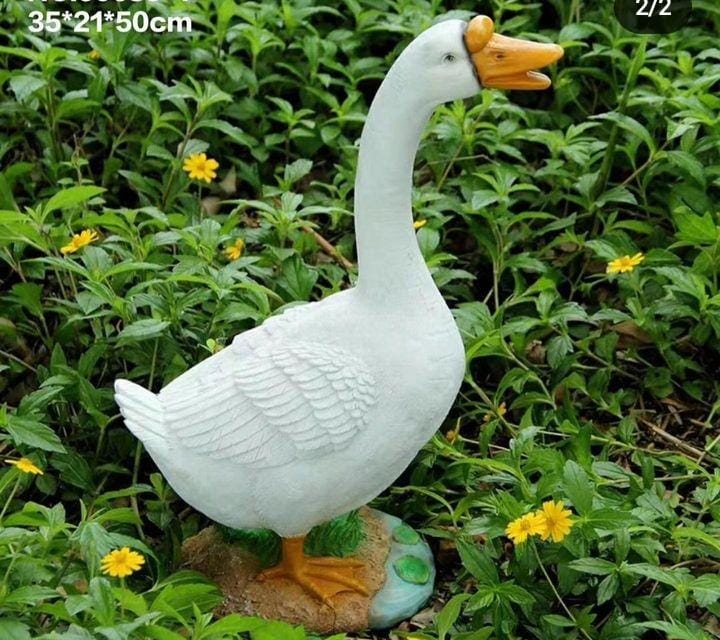 Sculptures Resin Garden Patio Goose Statues | Home Decor | Halabh.com