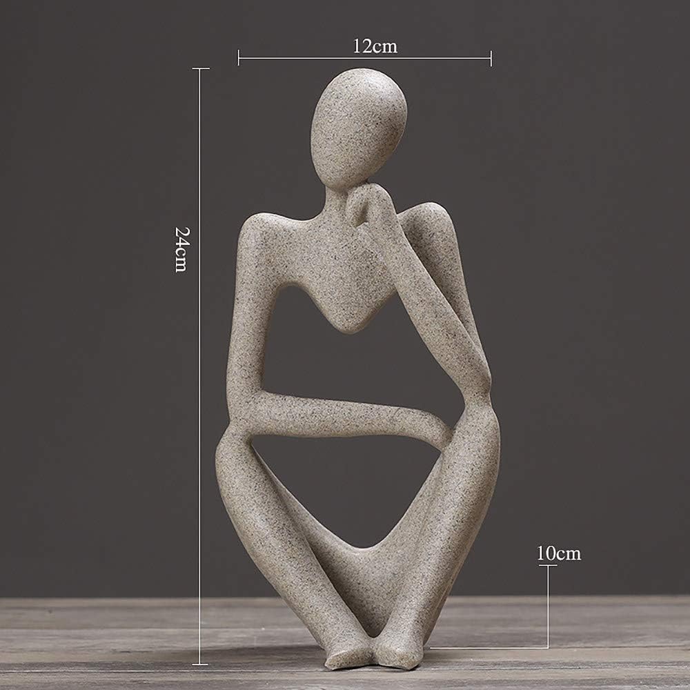 Sculptures Resin Statues Creative Abstract Thinker | Home Decor | Halabh.com