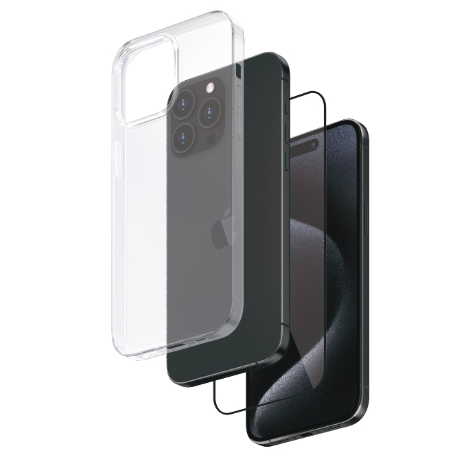 Smartix Premium Bundle for iPhone 15 Pro Max Glass + Case | Mobile Accessories | Halabh.com