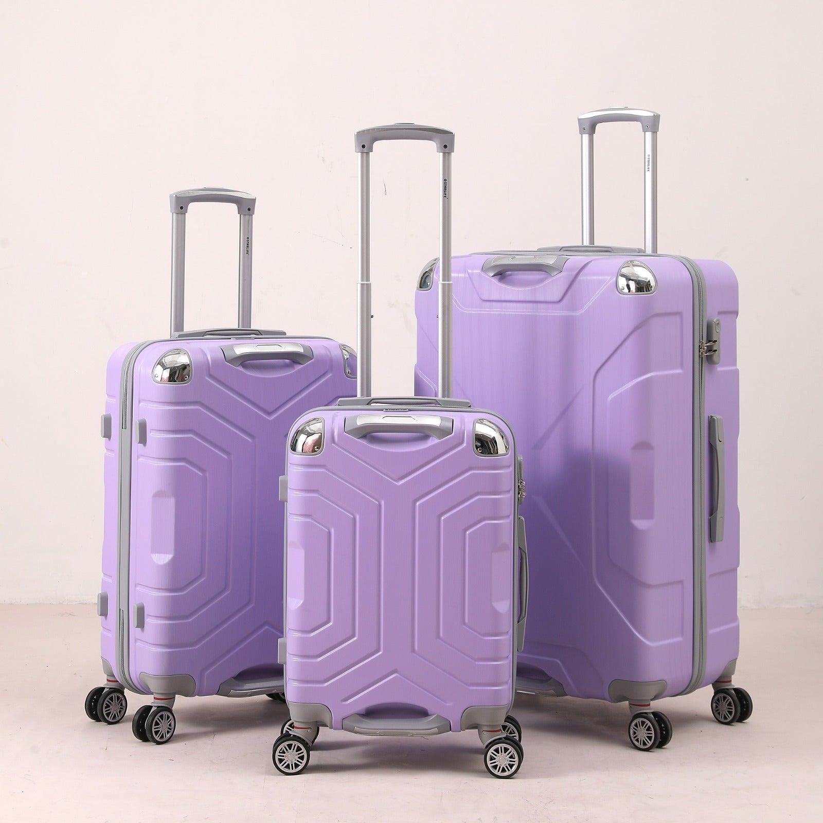 Star life 3 PCS Set 4 Wheels ABS Trolley Case | Best Trolley Bags in Bahrain | Bags & Sleeves | Halabh.com