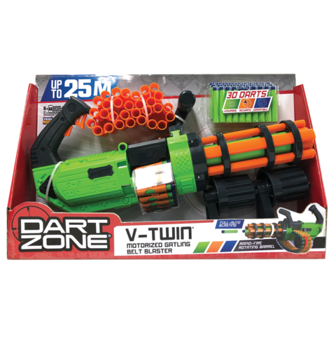 ToyPro Adventure Force V Twin Motorized Gatling Belt Dart Blaster | Baby Toys and Gifts | Toys for Kids in Bahrain | Halabh