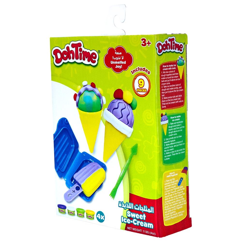 ToyPro DohTime Mini Sweet Ice Cream Play Dough Set | Baby Toys and Gifts | Toys for Kids in Bahrain | Halabh