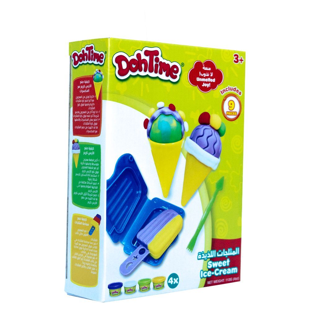 ToyPro DohTime Mini Sweet Ice Cream Play Dough Set | Baby Toys and Gifts | Toys for Kids in Bahrain | Halabh