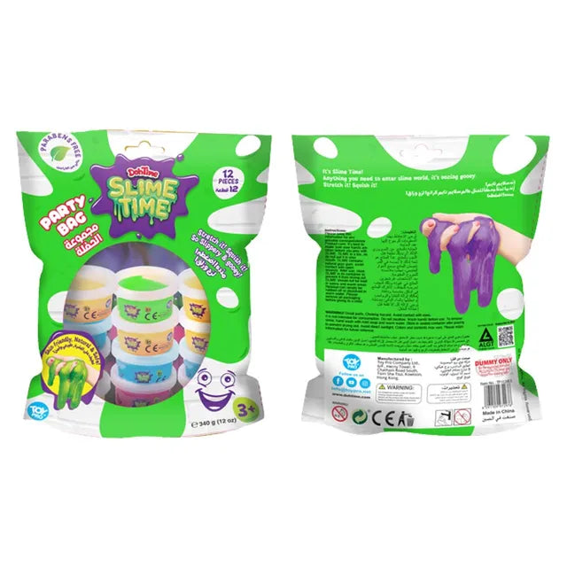 ToyPro DohTime Slime Party Bag 1oz | Pack of 12 | Baby Toys and Gifts | Toys for Kids in Bahrain | Halabh