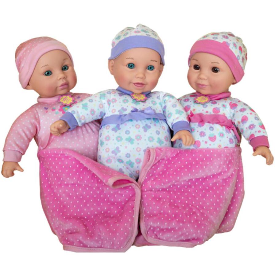 ToyPro Hayati Baby Amoura Loveble Triplets Doll | 14 Inch | Baby Toys and Gifts | Toys for Kids in Bahrain | Halabh