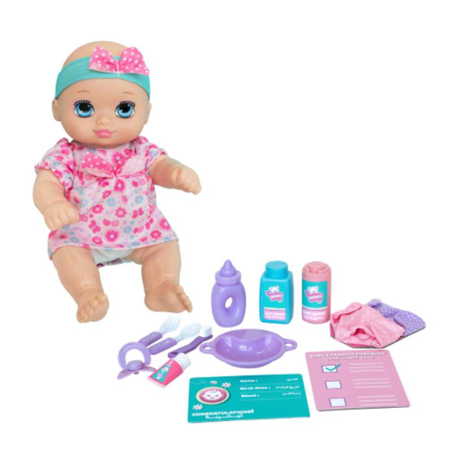 ToyPro Hayati Baby Amoura Play All Day Doll | 10 Inch | Baby Toys and Gifts | Toys for Kids in Bahrain | Halabh