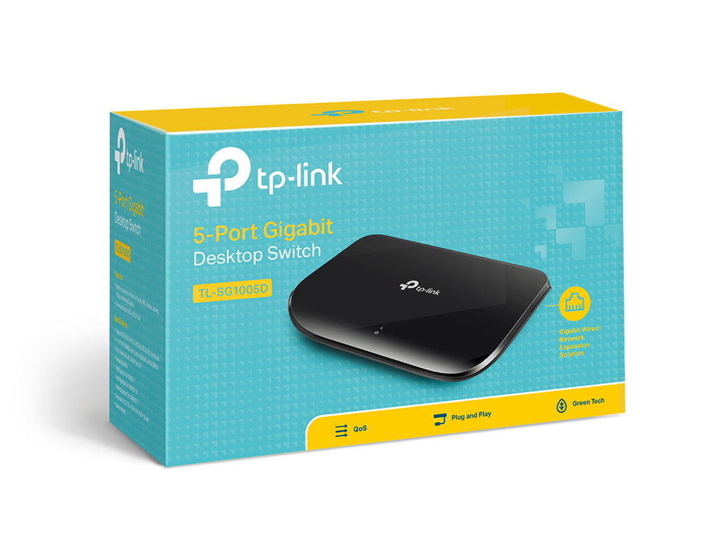 Tp Link Desktop Switch | Wifi Splitter | 5 Ports Gigabit | Networking Routers in Bahrain | Halabh.com