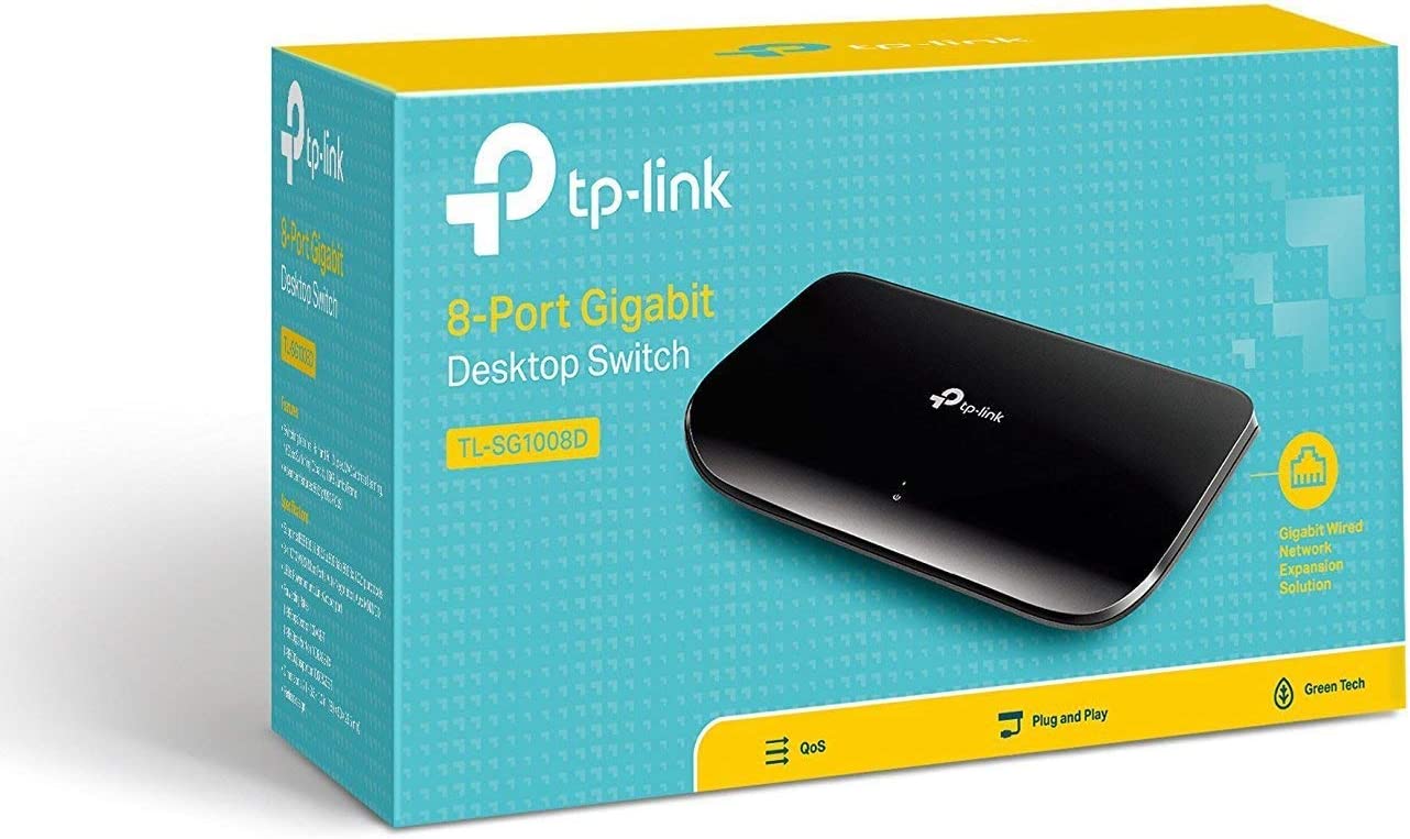 Tp Link Desktop Switch | Wifi Splitter | 8 Ports Gigabit | Networking Routers in Bahrain | Halabh.com