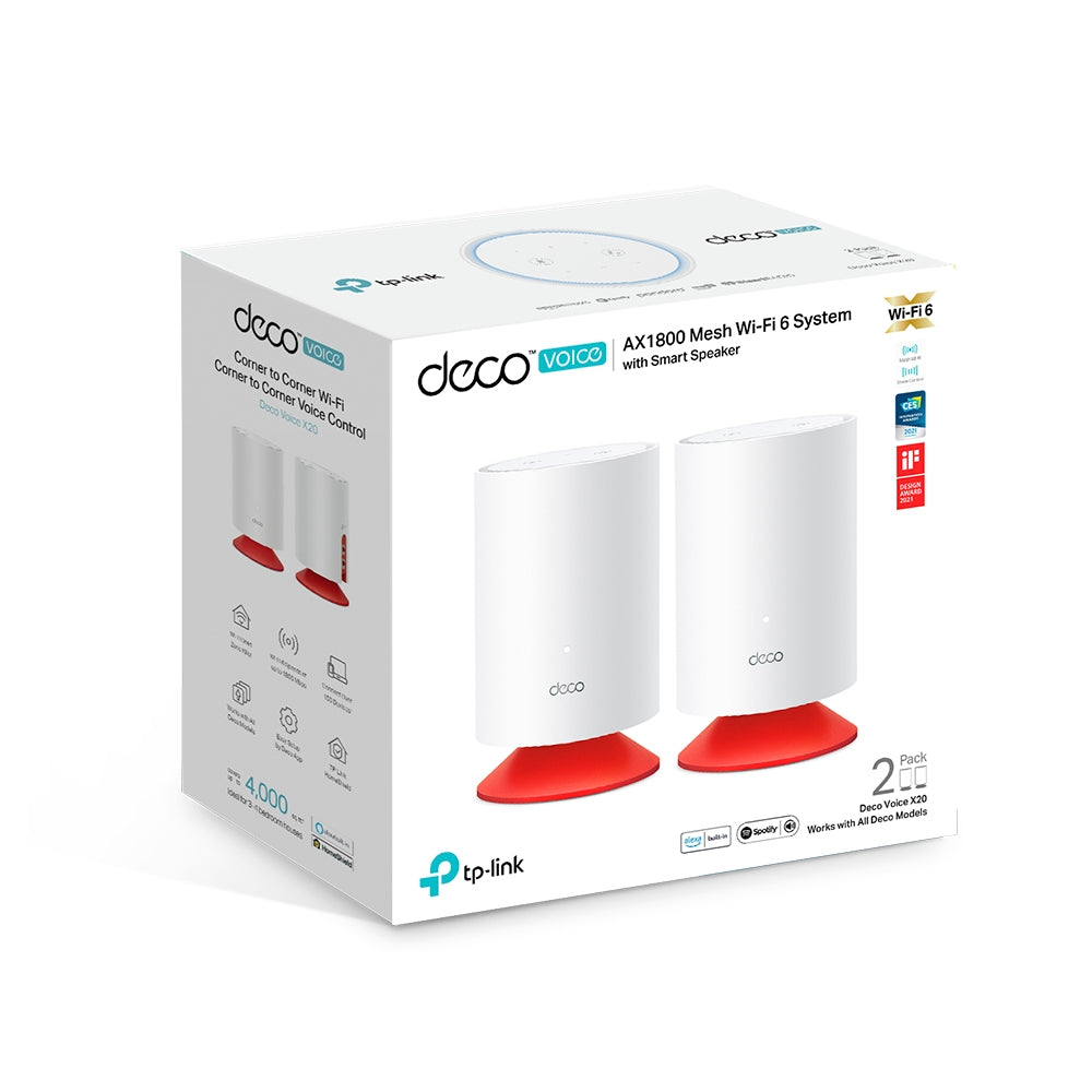 Tp Link Mesh Wifi | Deco Voice X20 | Best Home Wifi System | High Speed Wifi Device | Networking Routers in Bahrain | Halabh.com