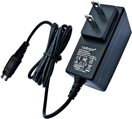 UpBright 3-Pin 12V AC/DC Adapter Compatible