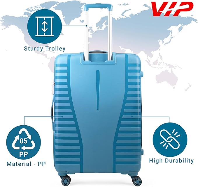 VIP Quest Plus 8 Wheel Hard Trolley | Best Trolley Bags in Bahrain | Bags & Sleeves | Halabh.com