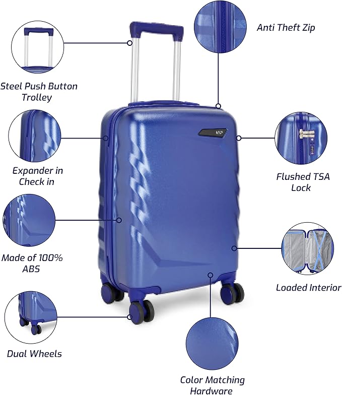 VIP Scott 8 Wheel Hard Luggage Trolley Bag | Bags & Sleeves | Best Trolley Bags in Bahrain | Halabh.com