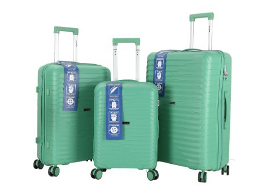 VIPTOUR 3-Piece PP Trolley Case Set | Bags & Sleeves | Halabh.com