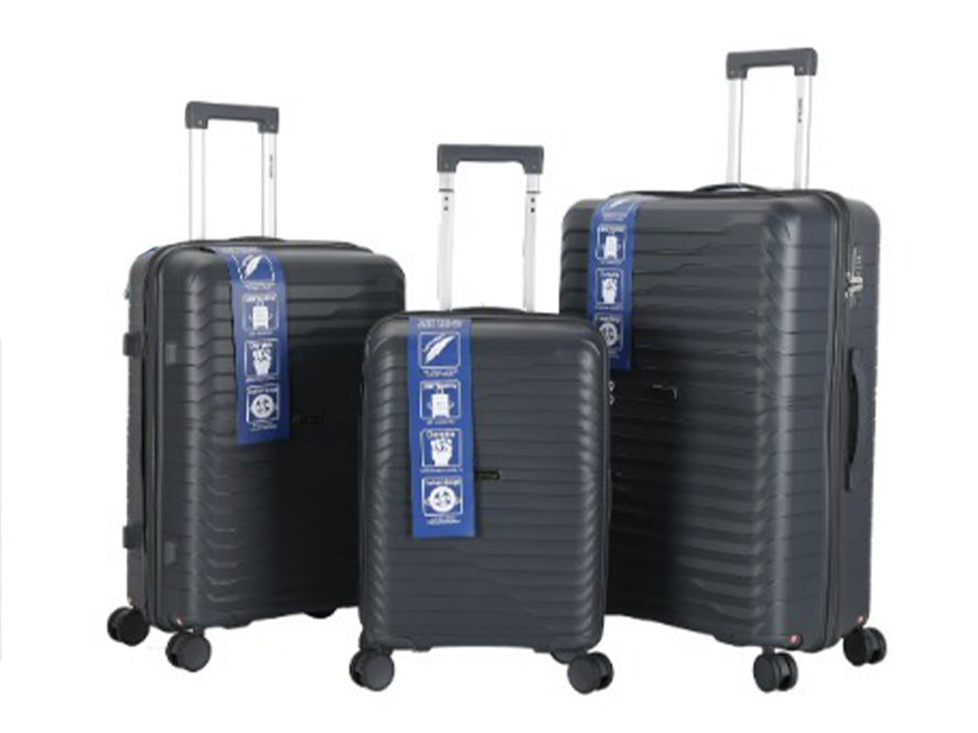 VIPTOUR 3-Piece PP Trolley Case Set | Bags & Sleeves | Halabh.com