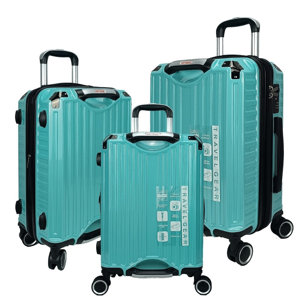 VIPTOUR Luggage Bag 3 PCS Set Travel Suitcase | Best Trolley Bags in Bahrain | Bags & Sleeves | Halabh.com