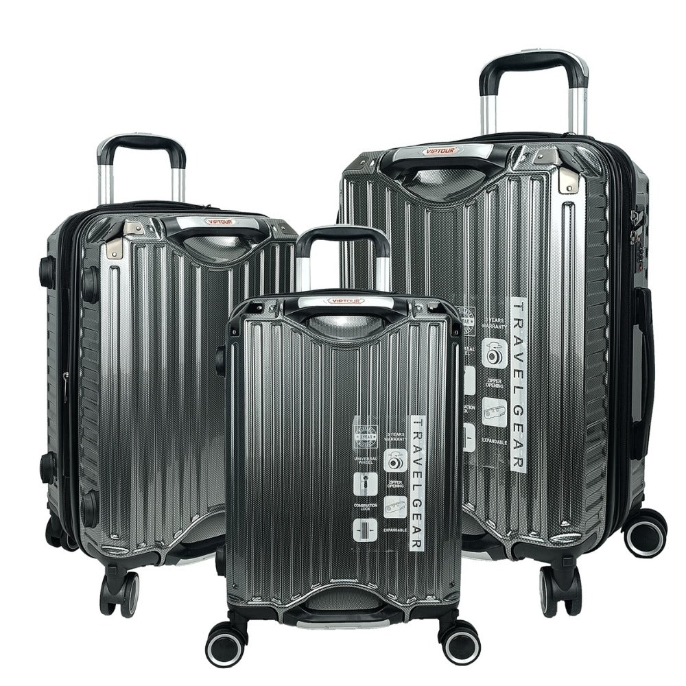 VIPTOUR Luggage Bag 3 PCS Set Travel Suitcase | Best Trolley Bags in Bahrain | Bags & Sleeves | Halabh.com