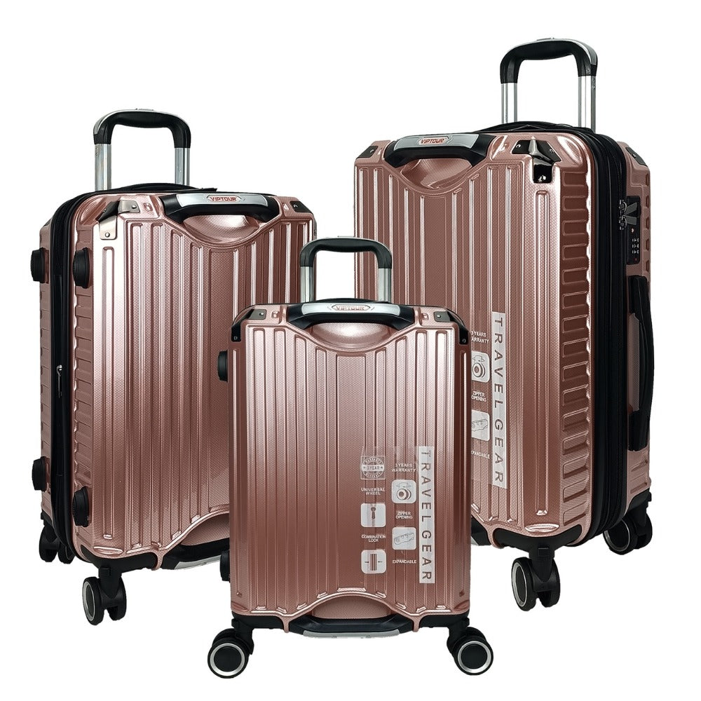 VIPTOUR Luggage Bag 3 PCS Set Travel Suitcase | Best Trolley Bags in Bahrain | Bags & Sleeves | Halabh.com