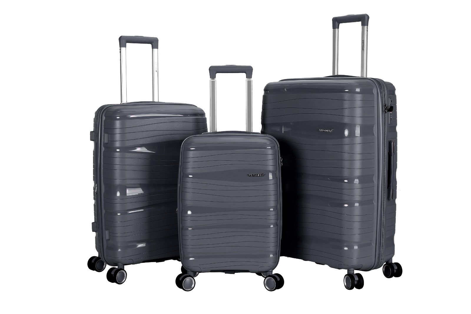 Vip Tour PP 3 Piece Trolley Case Set | Best Luggage Travel Bags in Bahrain | Trolley Case | Halabh