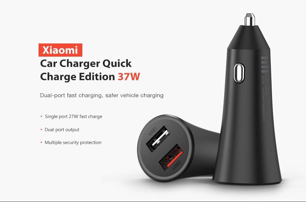 Xiaomi Cargador de coche Mi Car Charger 37W