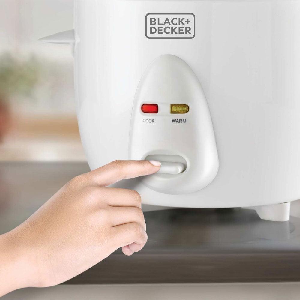 Black & Decker 350W Rice Cooker White