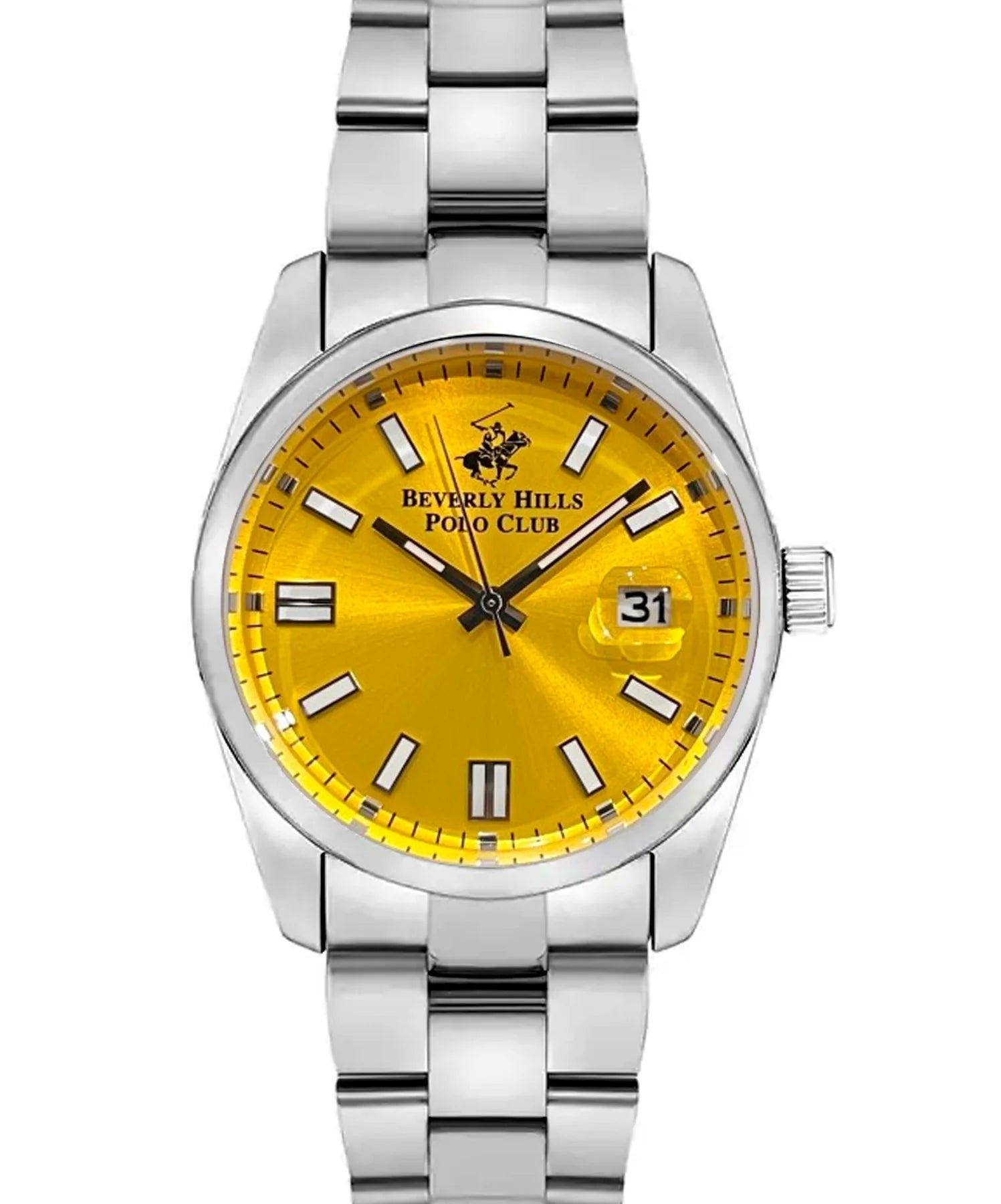 Beverly Hills Polo Club Men's Watch Yellow Dial