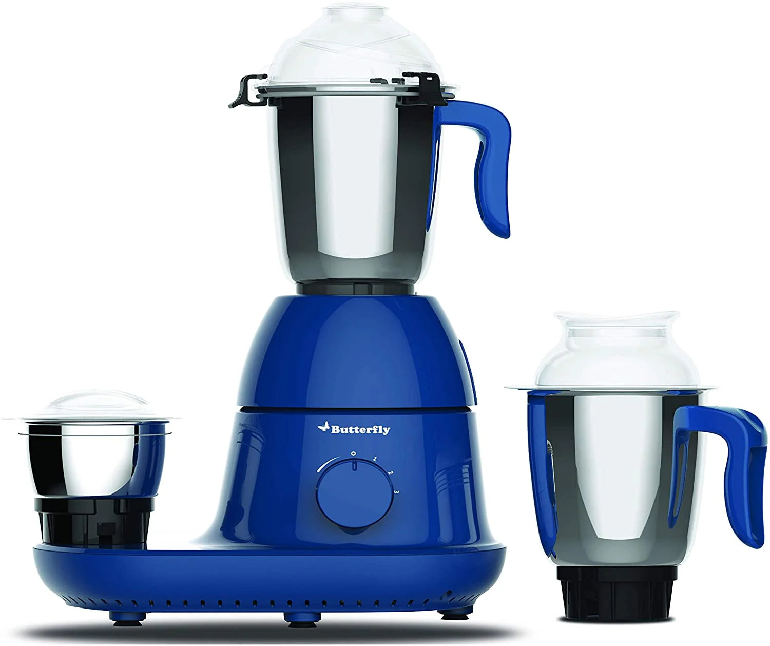 Butterfly 3 Jar Mixer Grinder 750 Watts Blue - CYCLONE