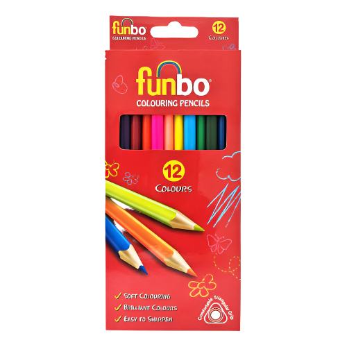 Funbo 12 Pcs Coloring Pencils Online at Best Price | Halabh