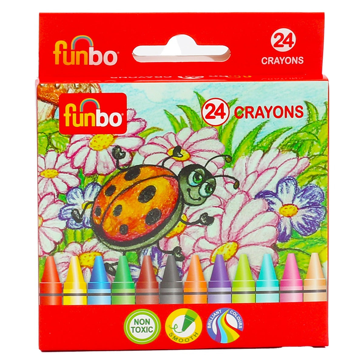 Funbo Crayons 24 Colours Online in Bahrain | Halabh