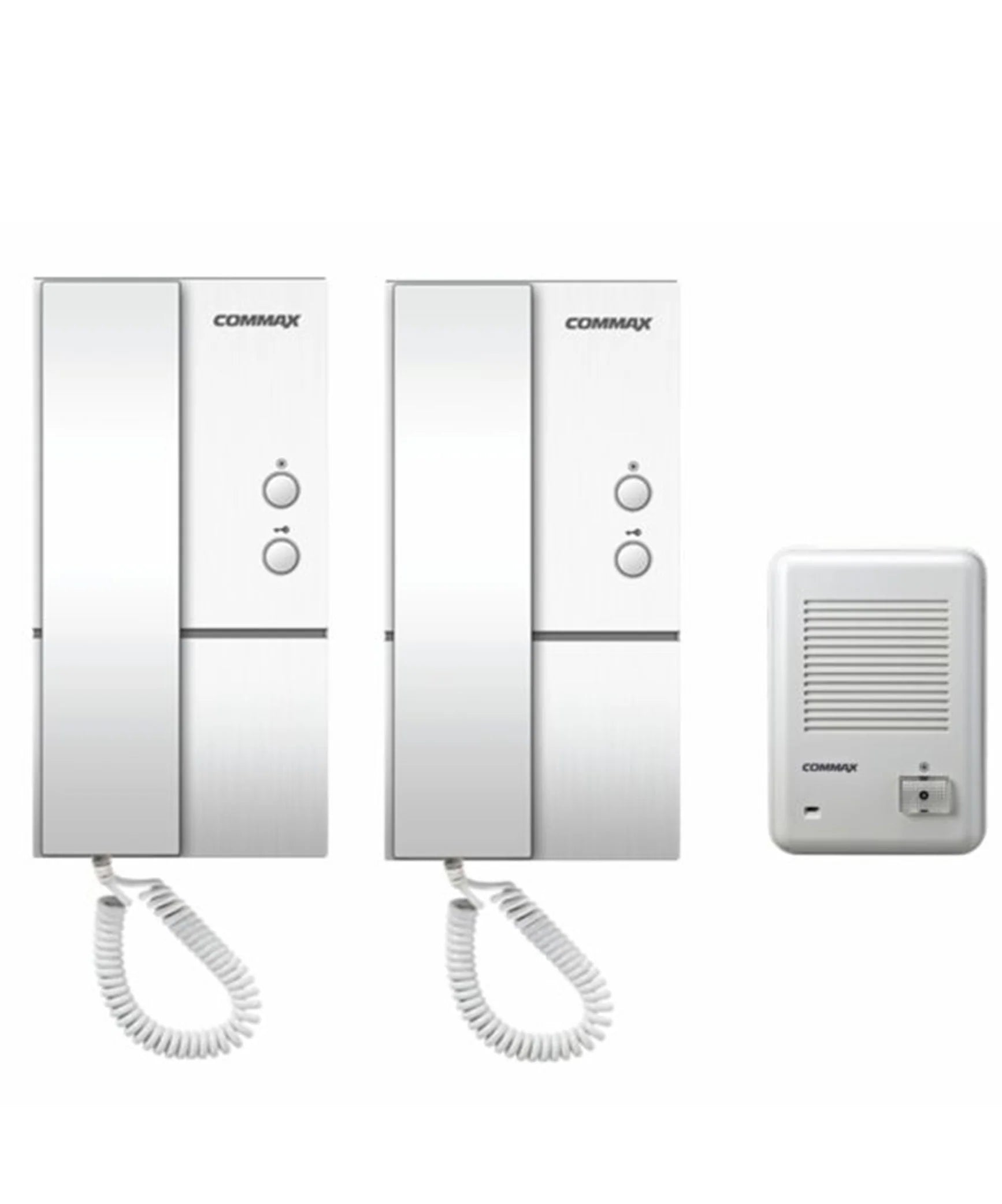 Commax Double Audio Doorphone with Outdoor Door Bell Set - DPLA01-201