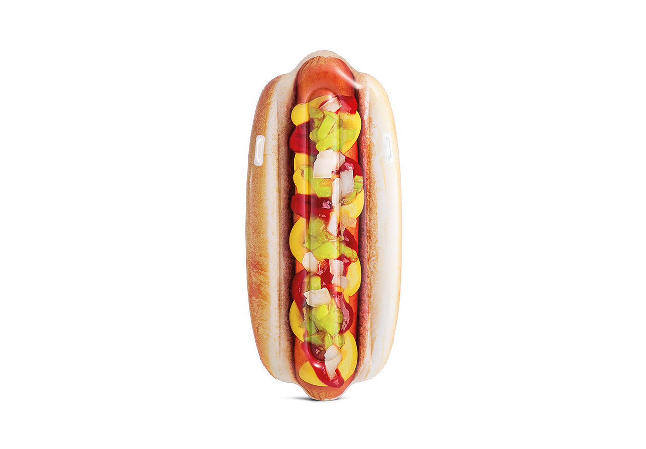 intex Jumbo Hot Dog Inflatable Floating Mat | Swaimmng Accessories | Best Inflatable Mat in Bahrain | Halabh.com