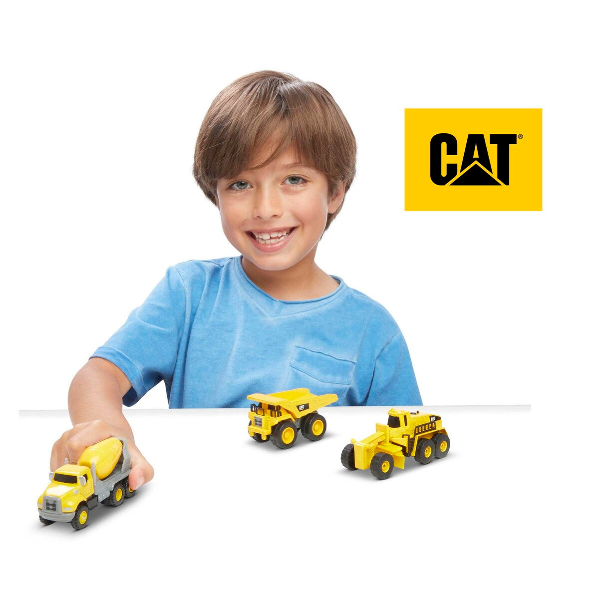 Cat Die Cast Truck 3 Piece Set