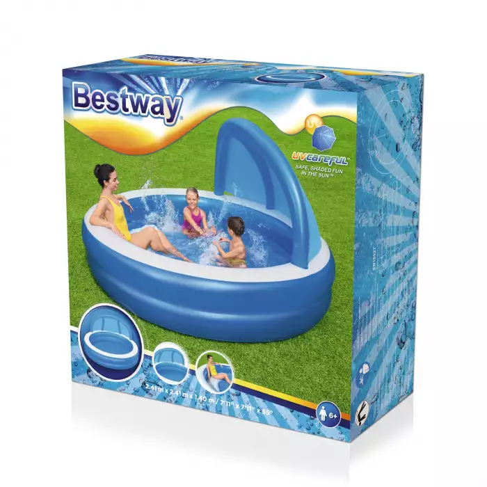 Bestway Family Pool Summer Days 2.41m X 2.41 X 1.40m