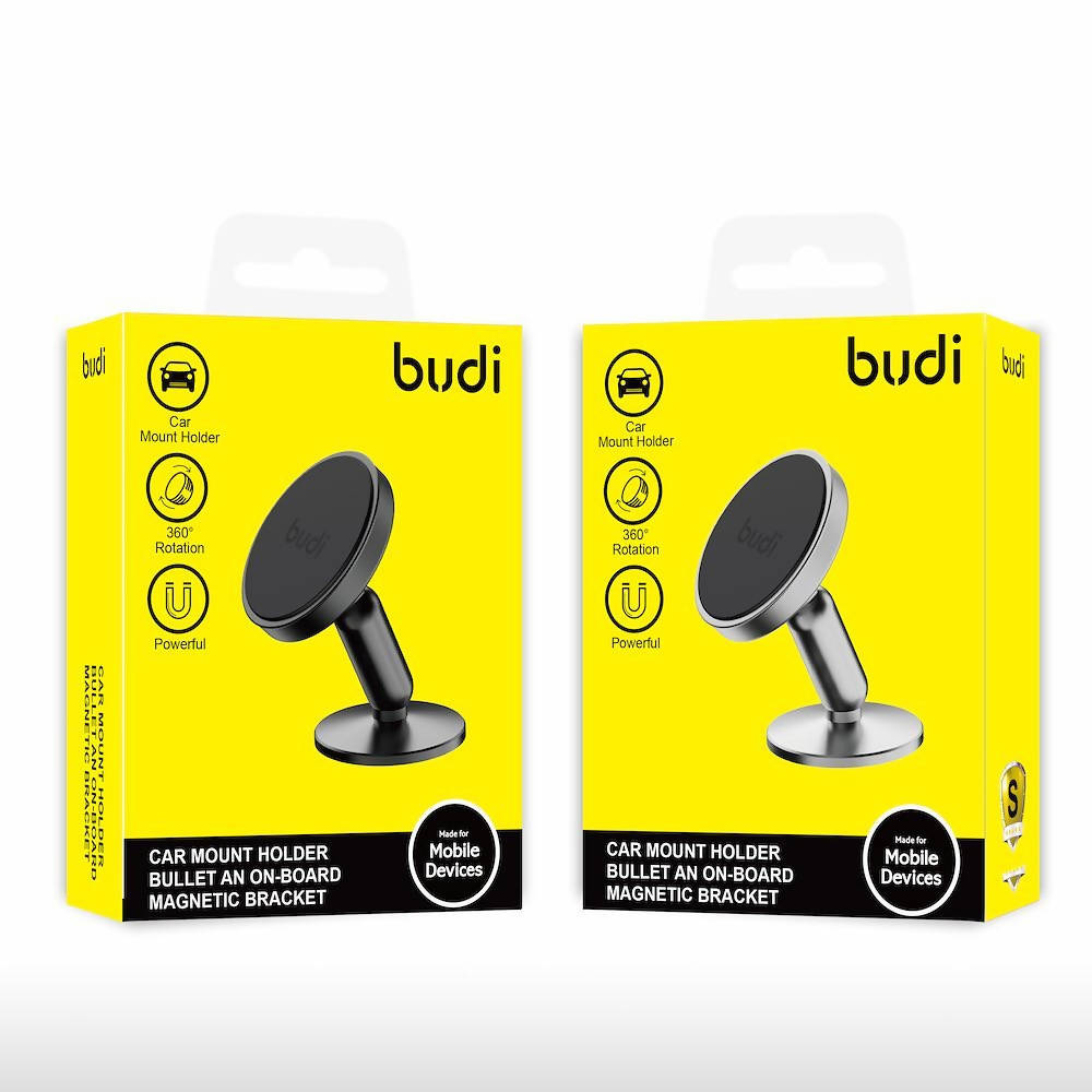 Budi Car Mount Phone Holder Black