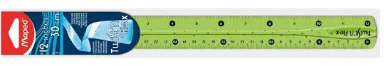 MAPED Ruler 30cmTwist n Flex +12Inch MD-279010