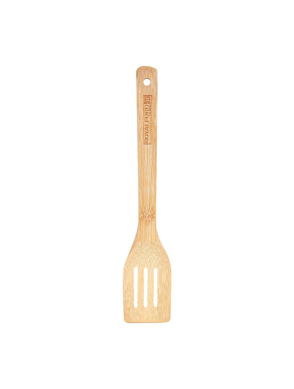 Royalford Bamboo Slotted Turner