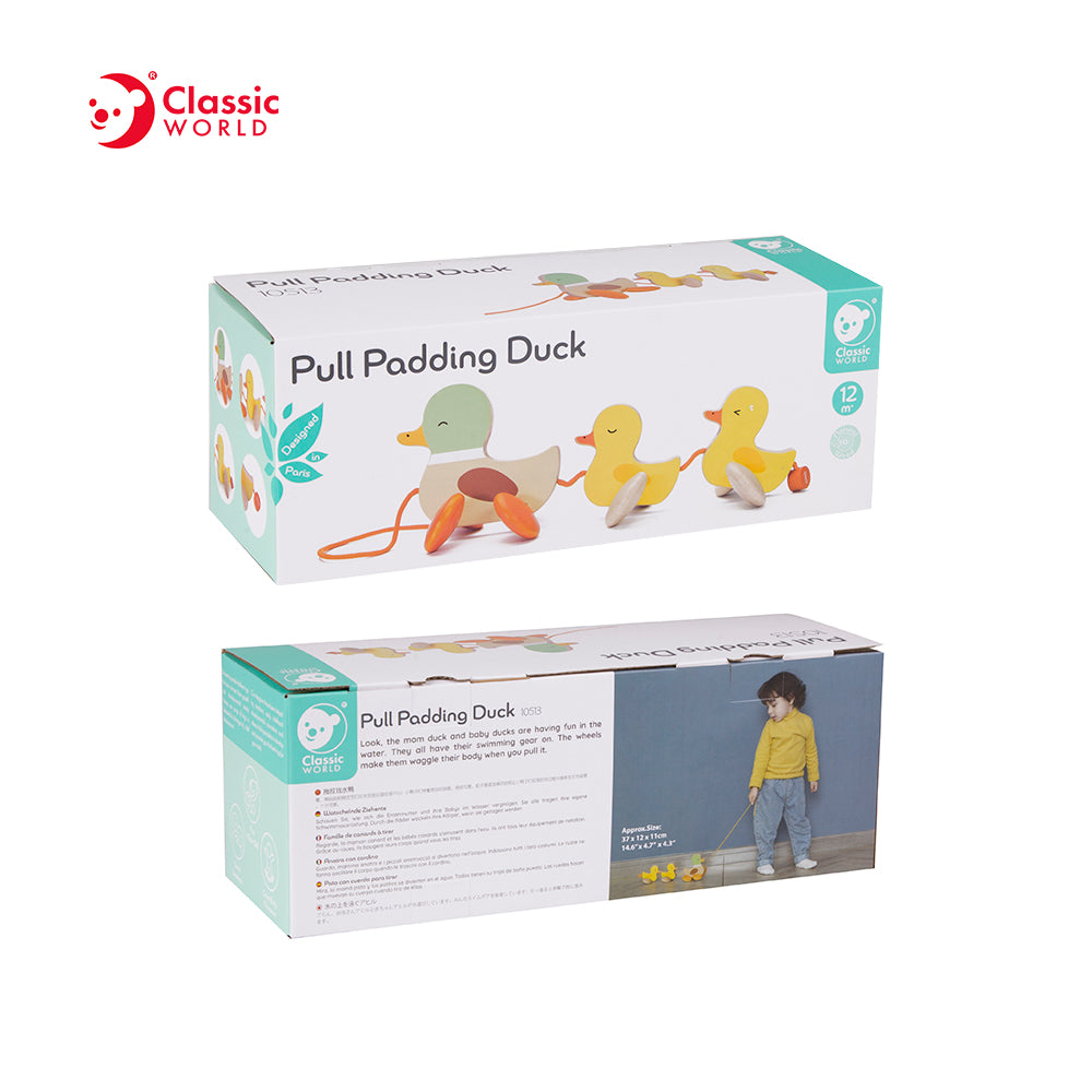 Classic World Pull Padding Duck