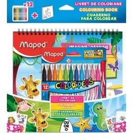 Maped Color Peps FeltTip Jungle24Clr MD-845422