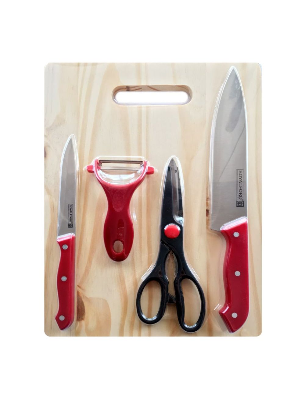 Royalford -  Deluxe Cutting Set 5 Pcs