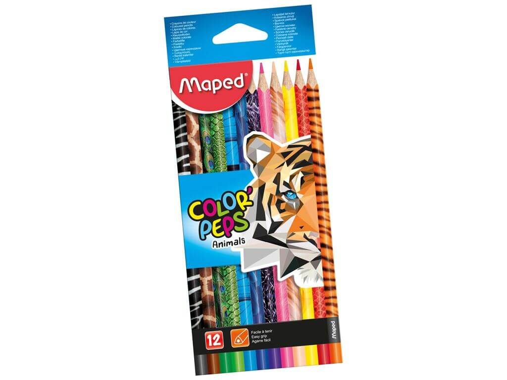 MAPED Colorpeps Pencil Animal 12col  MD-832212