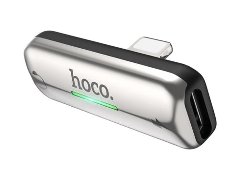 Hoco Apple Dual Lightning Converter Silver