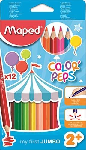 MAPED Color Peps Jumbo 12 Col Set MD-834010