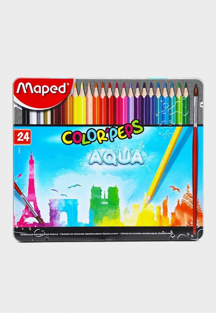 Maped Color Peps Watercolor Metal Set 24Col MD-836016