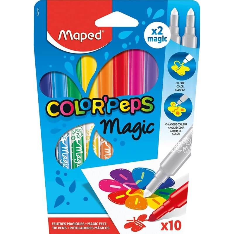 MAPED Color Peps Felt tip Magic PAC=10col MD-844612