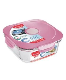 MAPED Picnik Adult Lunch Box Glass Tender Rose MD-870501