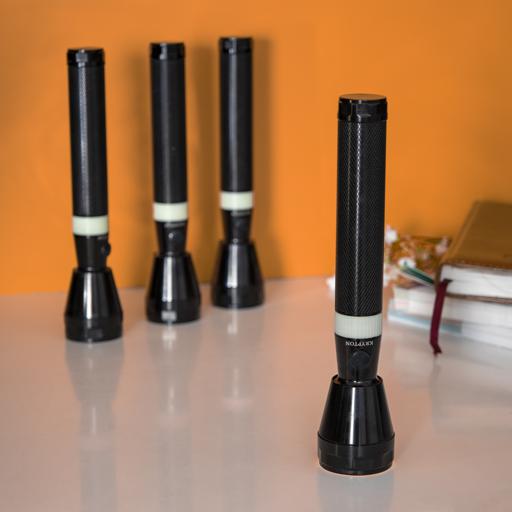 Krypton Flashlight/2SC *4Pcs 1x12 Black