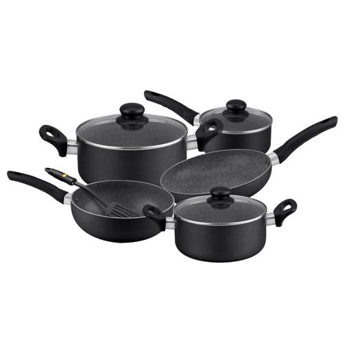 Delcasa DC1577 9Pcs Smart Aluminium Cookware Set