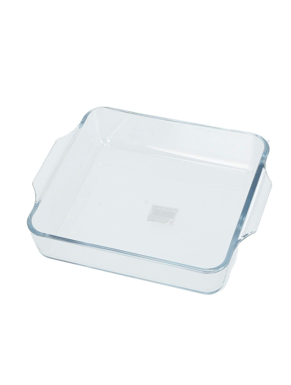 Royalford BRS Square Glass Baking Tray 1.5L Clear