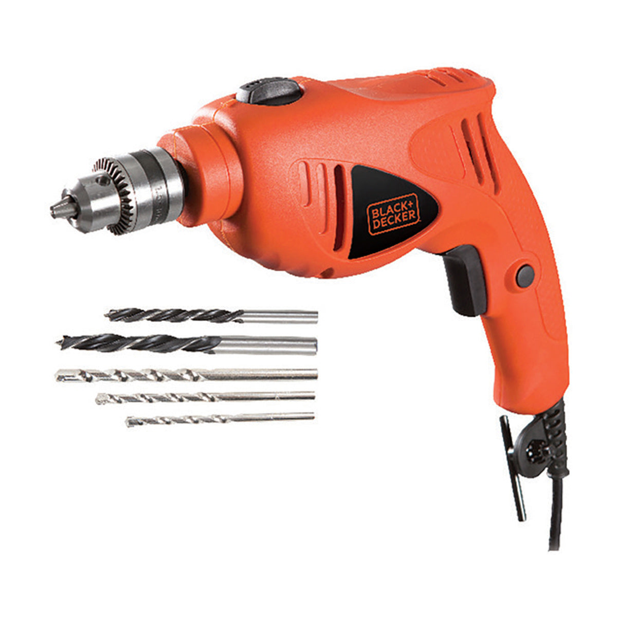 Black & Decker Hammer Drill With 5 Accessories - HD5010