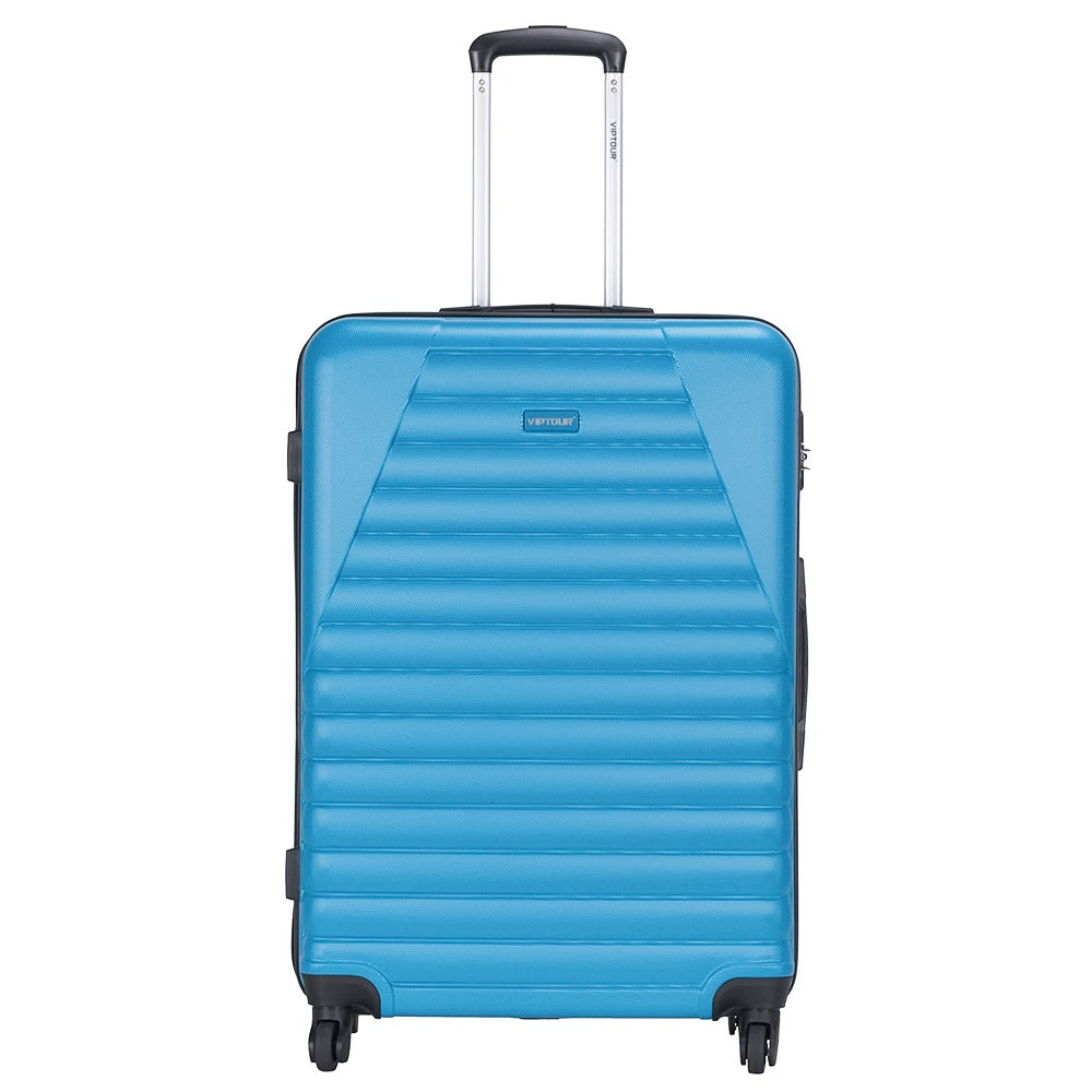 VipTour Abs Trolley Luggage 3PCS Set Light Blue