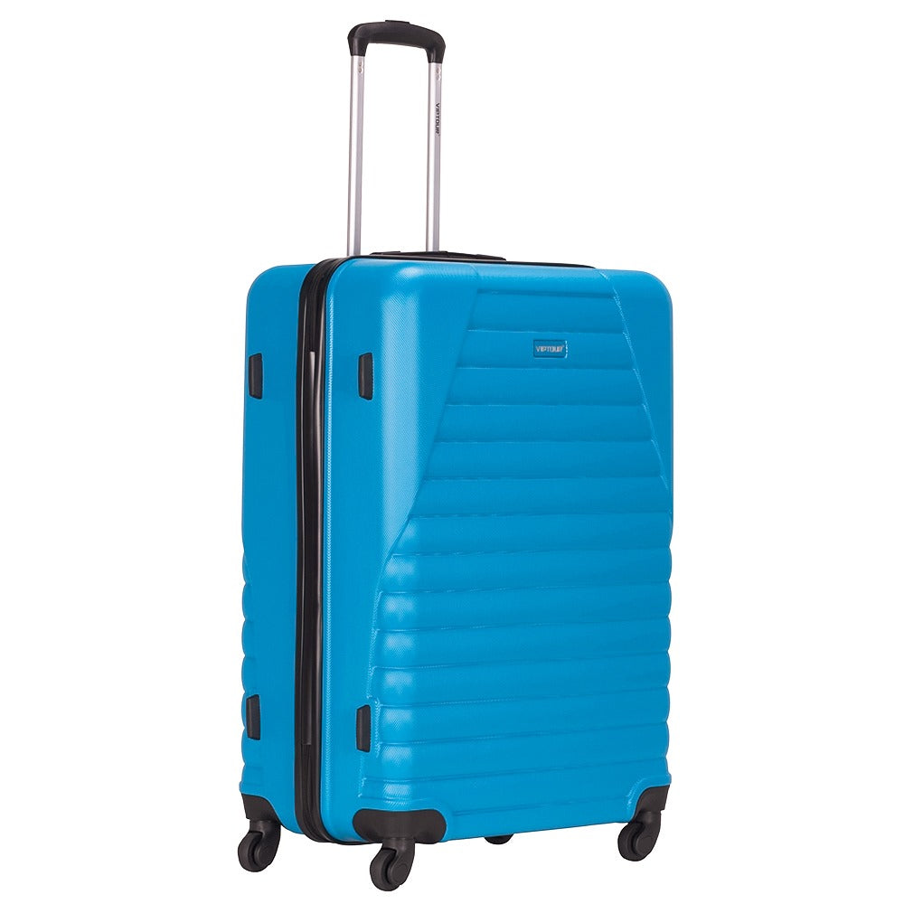 VipTour Abs Trolley Luggage 3PCS Set Light Blue